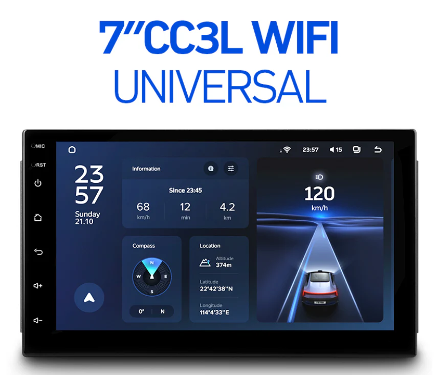 7" Universal CC3L WIFI for Mazda, Almera, Toyota,  Volkswagen,  Nissan, Kia, Qashqai & Peugeot - Image 3
