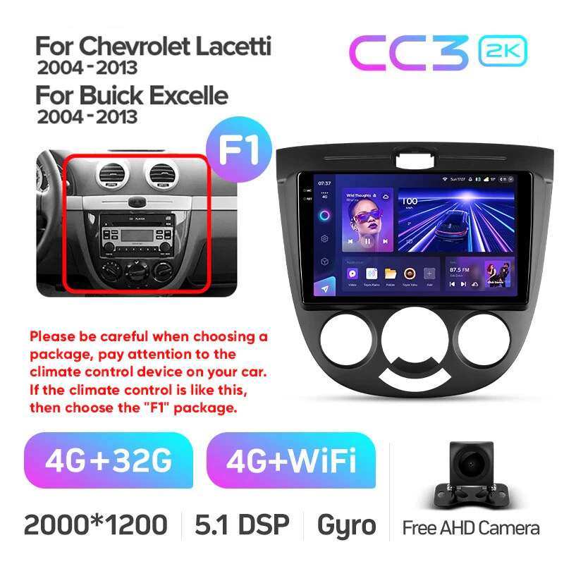 Chevrolet Lacetti J200 (2004-2013) / Buick Excelle Hrv (2004-2013) / Daewoo Gentra 2 (2013-2015) - Image 6