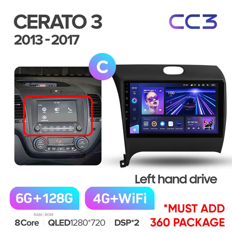 Kia Cerato 3 (2013-2017) Left Hand Drive - Image 10