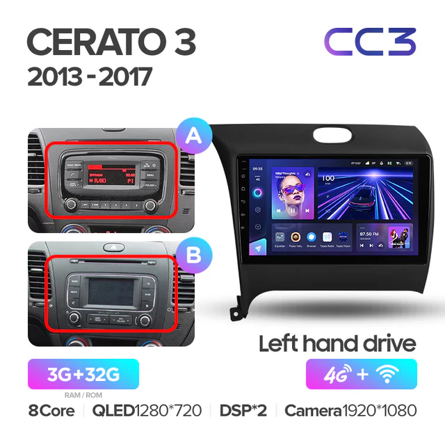 Kia Cerato 3 (2013-2017) Left Hand Drive - Image 4
