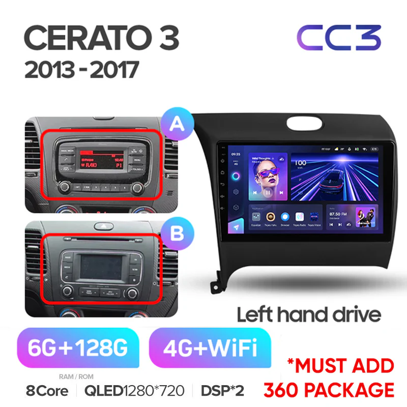 Kia Cerato 3 (2013-2017) Left Hand Drive - Image 5