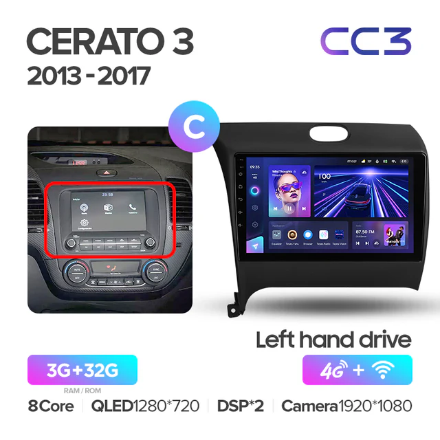 Kia Cerato 3 (2013-2017) Left Hand Drive - Image 9