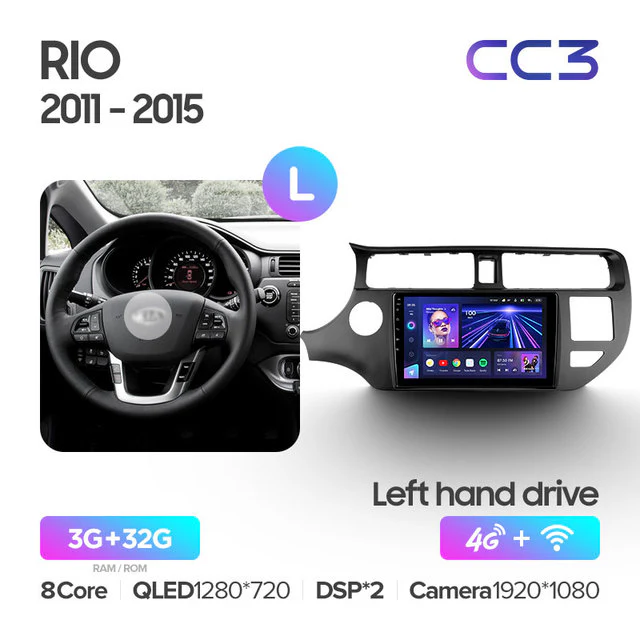 Kia RIO 4 K3 (2011-2015) Left Hand Drive - Image 5