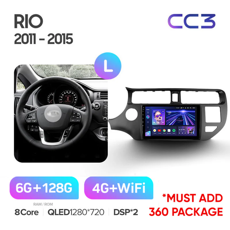 Kia RIO 4 K3 (2011-2015) Left Hand Drive - Image 6