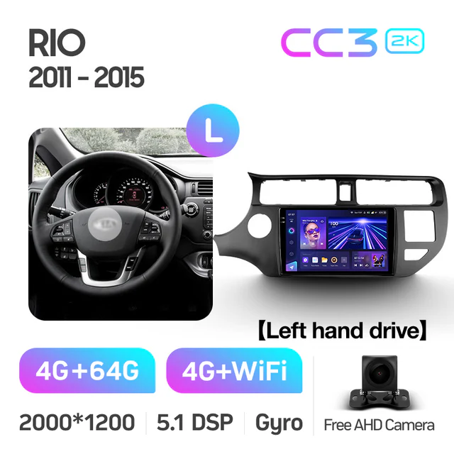 Kia RIO 4 K3 (2011-2015) Left Hand Drive - Image 8