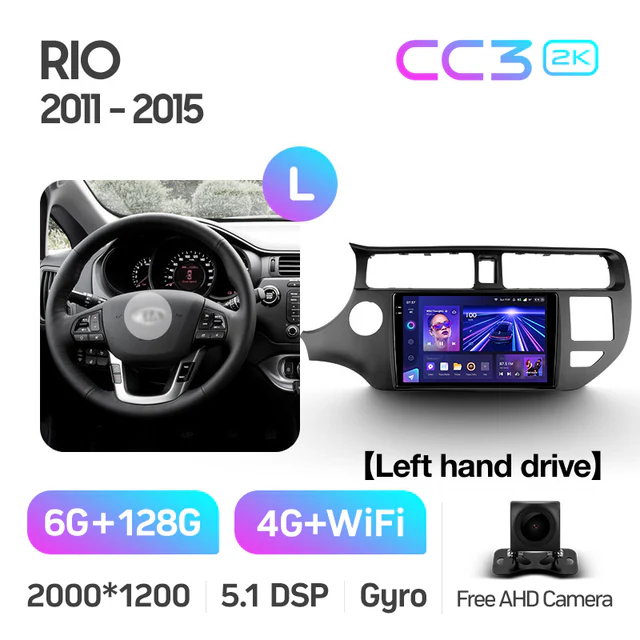 Kia RIO 4 K3 (2011-2015) Left Hand Drive - Image 9