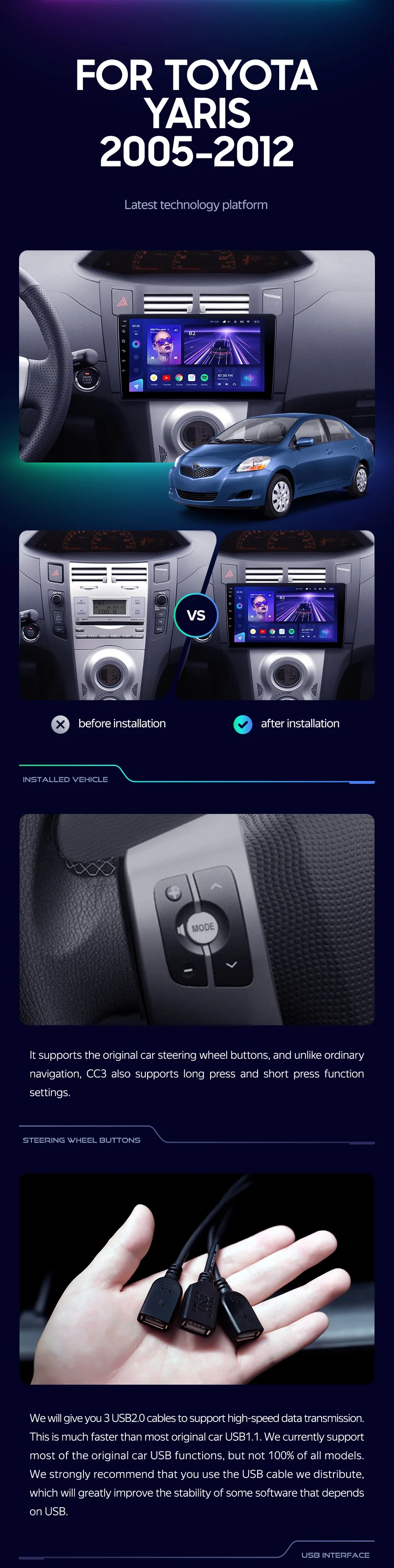 Toyota Yaris 2 XP90 (2005-2012) F1 - Image 3