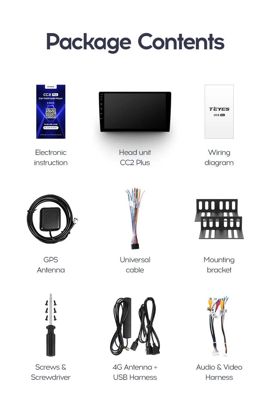9" & 10.2" Universal DIN2 CC2 Plus for Toyota Volkswagen Hyundai Kia Renault Suzuki Honda Audi Lada Nissan - Image 9
